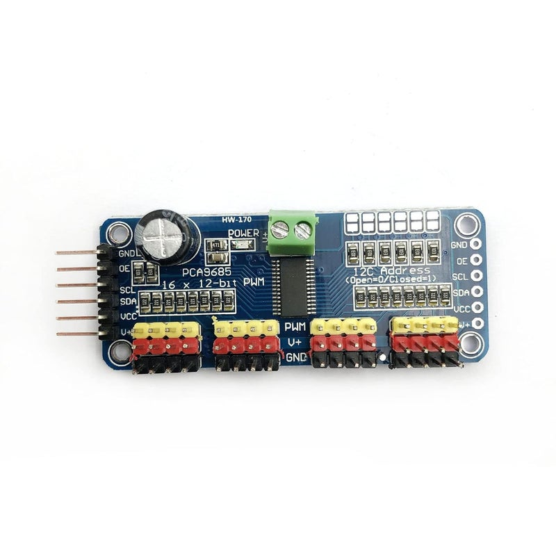 FainWan 2pcs PCA9685 16 Channel 12-Bit PWM Servo Motor Driver IIC Module Compatible with Ar-duino Robot - Image 4